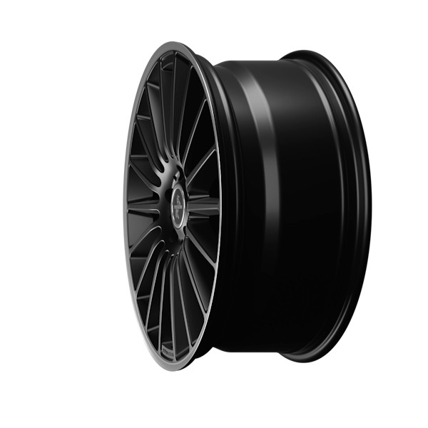 18" Keskin Tuning KT15 Matt Black Polished Lip Alloy Wheels