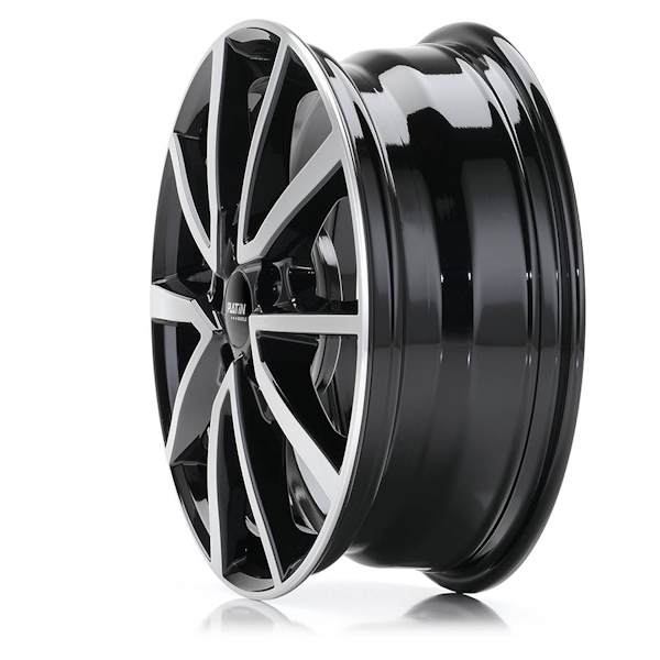 16" Platin P 95 Black Polished Alloy Wheels