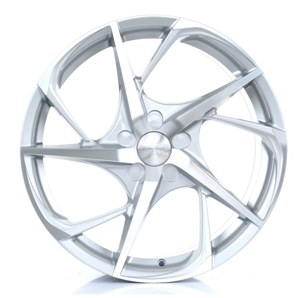 19" Bola B18 Silver Polished Alloy Wheels