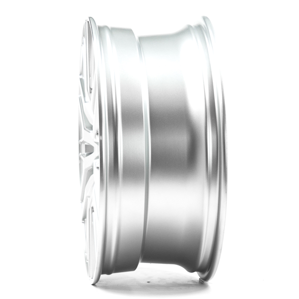 19" Axe EX30T Gloss Silver Polished Alloy Wheels