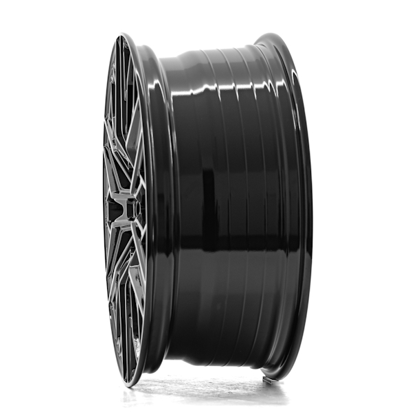 18" Axe EX48T Gloss Black Alloy Wheels