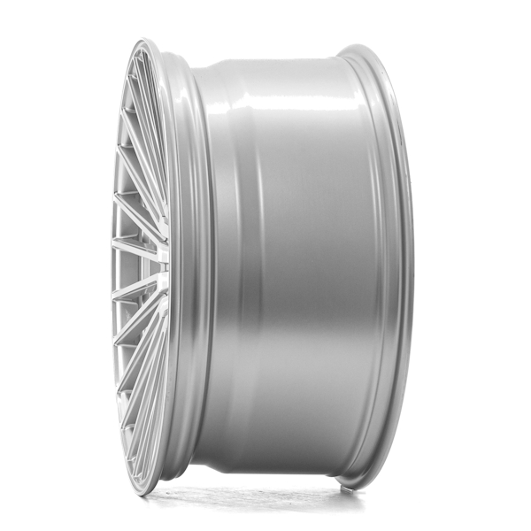22" Axe EX50 Gloss Silver Polished Alloy Wheels