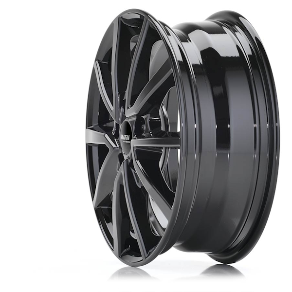 17" Platin P 95 Gloss Black Alloy Wheels