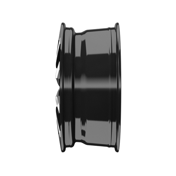 16" Borbet CW6 Matt Black Polished Alloy Wheels