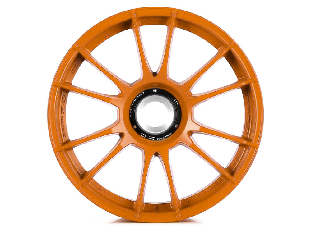 20 Inch Front & 21 Inch Rear OZ Racing Ultraleggera HLT CL Orange Alloy Wheels