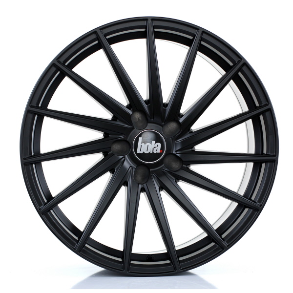 19" Bola ZFR Matt Black Alloy Wheels