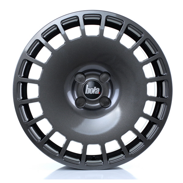 19" Bola B12 Gloss Gunmetal Alloy Wheels