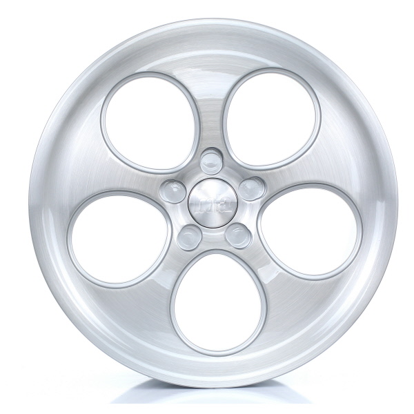 8.5x18 (Front) & 9.5x18 (Rear) Bola B5 Silver Alloy Wheels