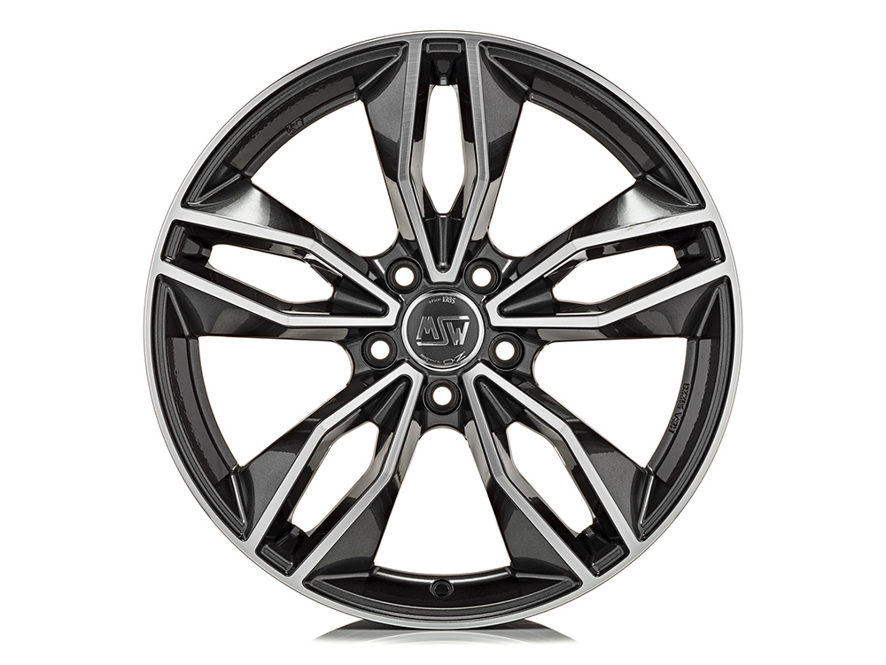 19 Inch MSW (by OZ) 71 Grey Polished Alloy Wheels