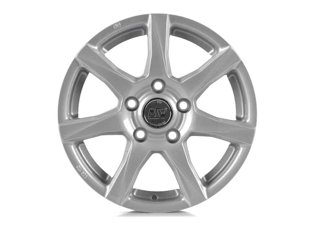 14 Inch MSW (by OZ) 77 Silver Alloy Wheels