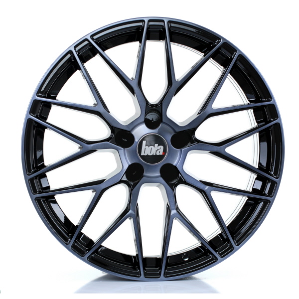 18 Inch Bola B17 Smoke Black Alloy Wheels