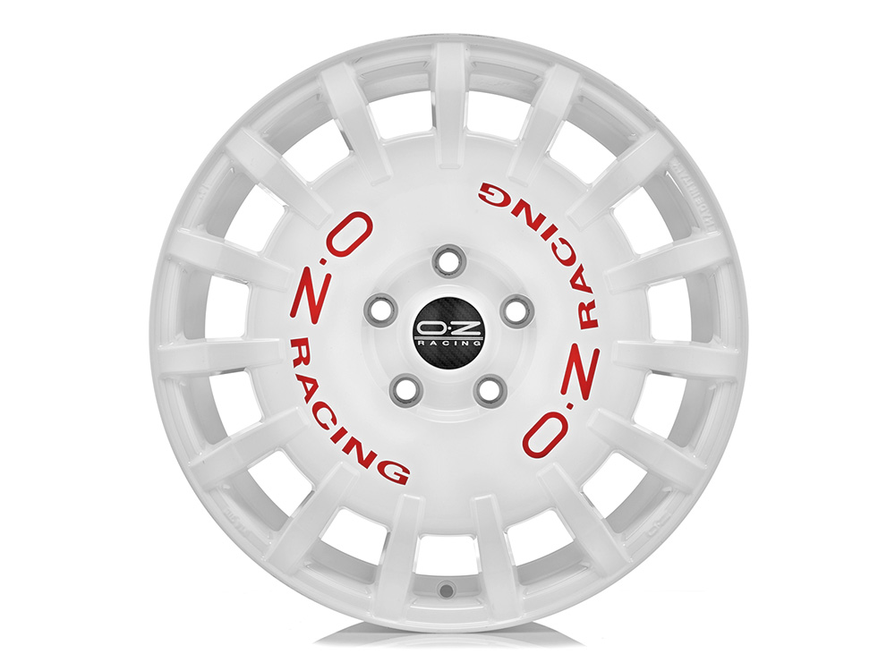 19 Inch OZ Racing Rally Racing White Alloy Wheels