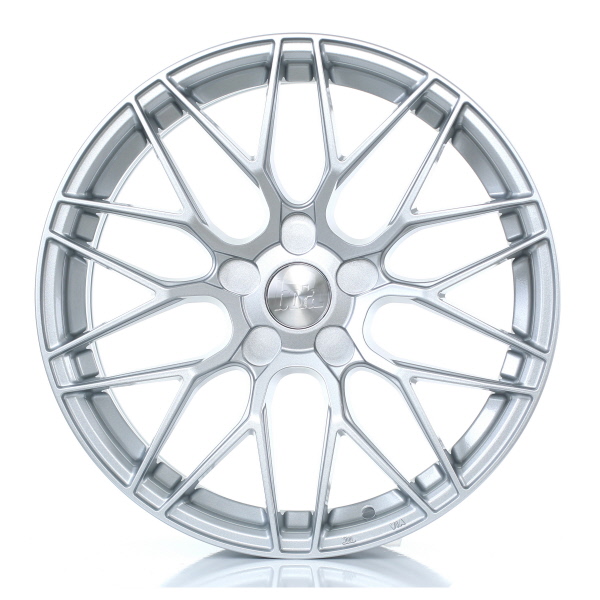 8.5x19 (Front) & 9.5x19 (Rear) Bola B17 Crystal Silver Alloy Wheels