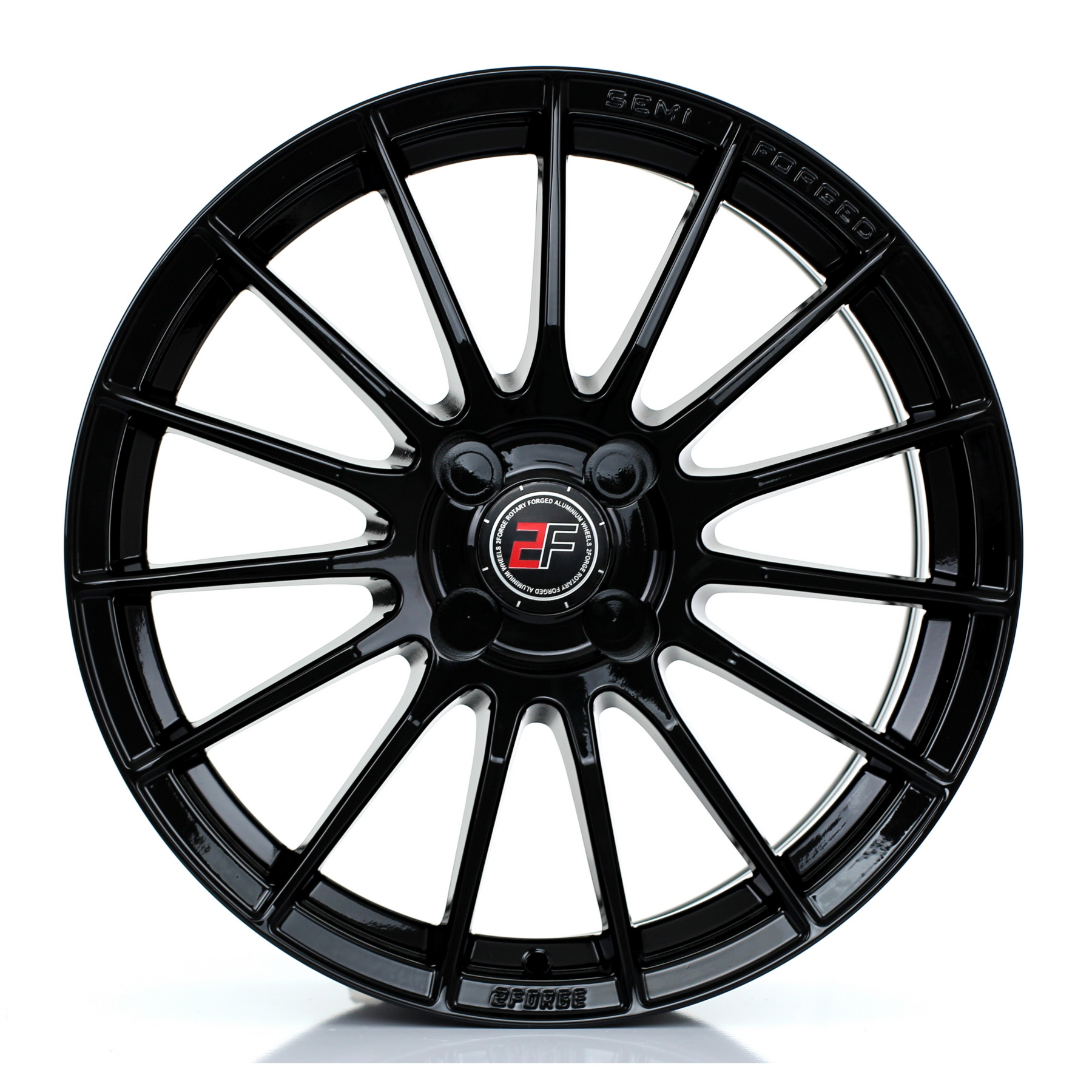 17 Inch 2FORGE ZF1 Gloss Black Alloy Wheels