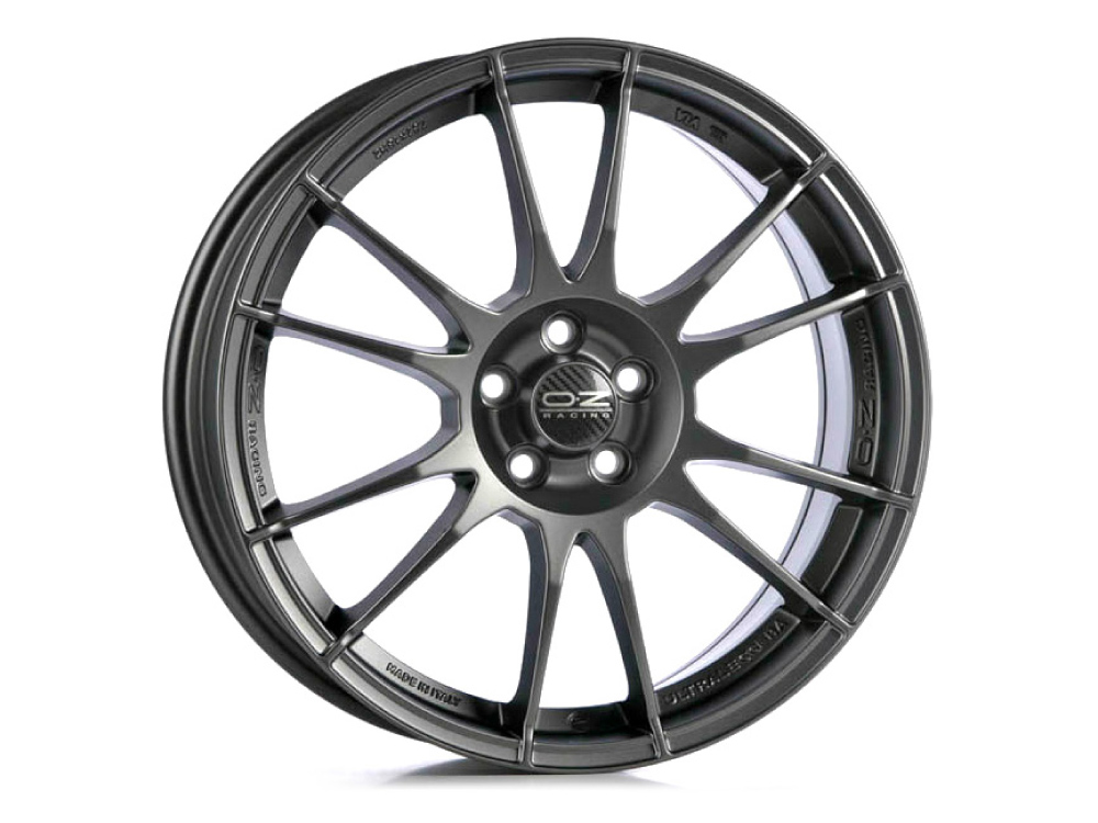 18 Inch OZ Racing Ultraleggera Graphite Alloy Wheels