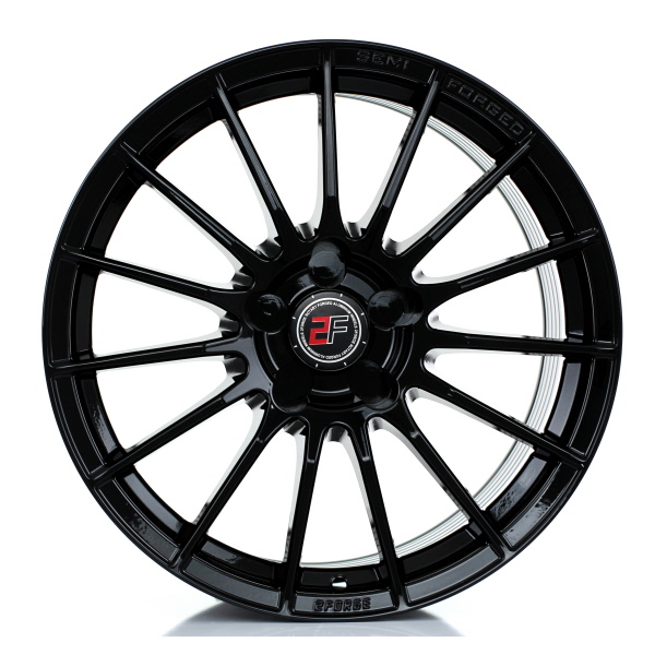 17 Inch 2FORGE ZF1 Gloss Black Alloy Wheels