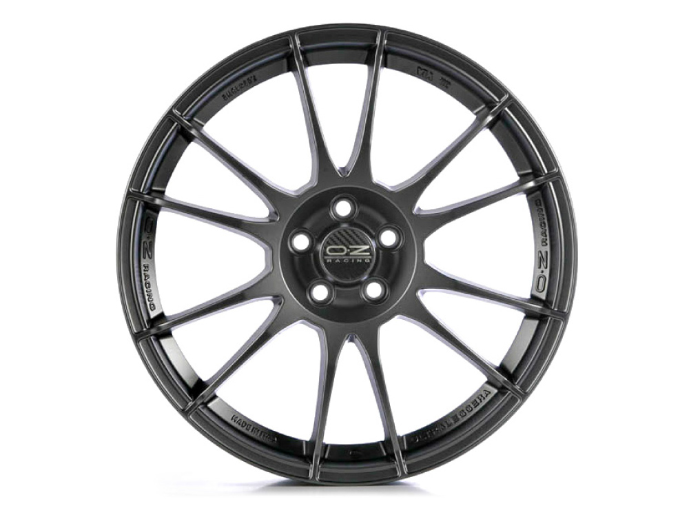 18 Inch OZ Racing Ultraleggera Matt Black Alloy Wheels