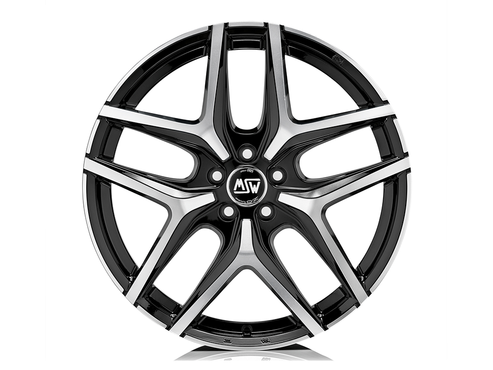 20 Inch MSW (by OZ) 40 Black Polished Alloy Wheels