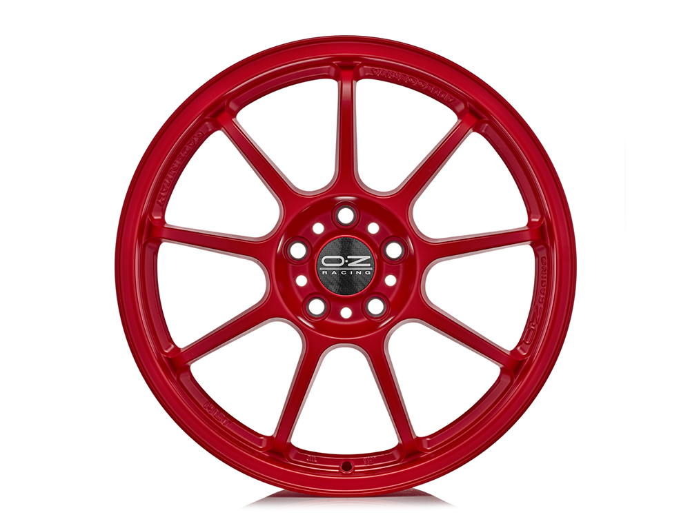 17 Inch OZ Racing Alleggerita HLT Red Alloy Wheels