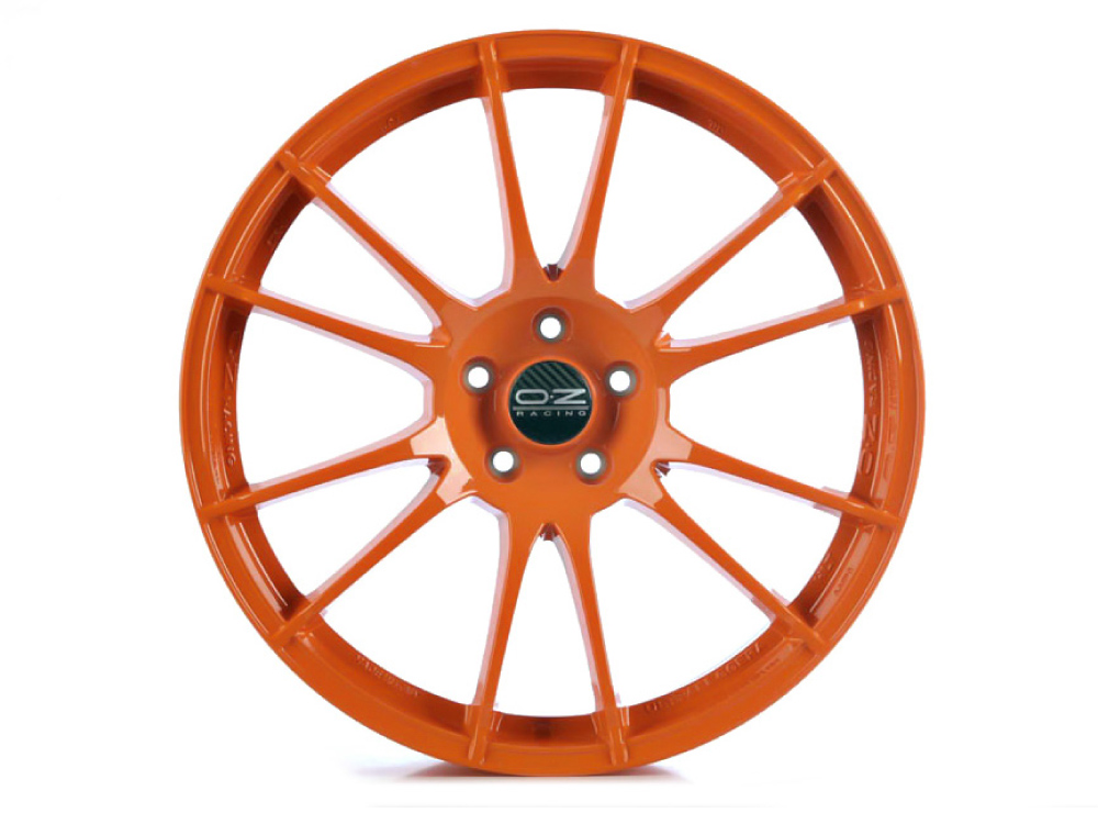 19 Inch OZ Racing Ultraleggera HLT Orange Alloy Wheels