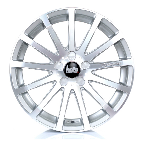 20 Inch Bola XTR Silver Polished Alloy Wheels