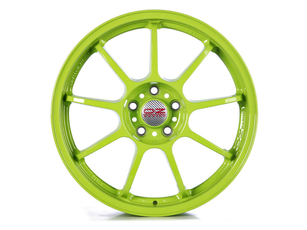 16 Inch OZ Racing Alleggerita HLT Green Alloy Wheels