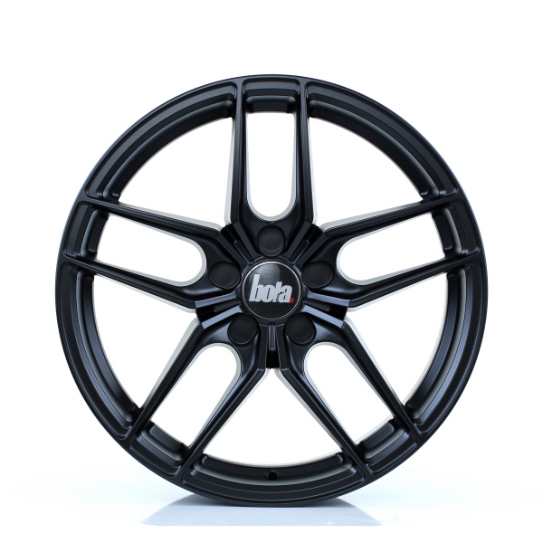 8.5x19 (Front) & 9.5x19 (Rear) Bola B11 Matt Black Alloy Wheels