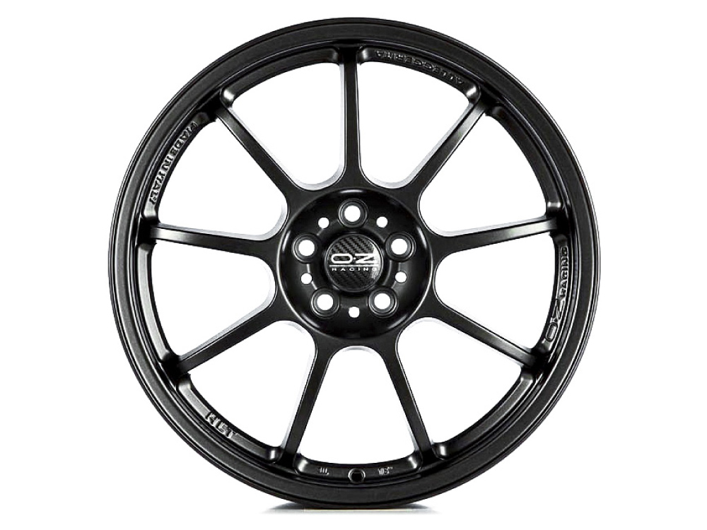 18 Inch OZ Racing Alleggerita HLT Matt Black Alloy Wheels