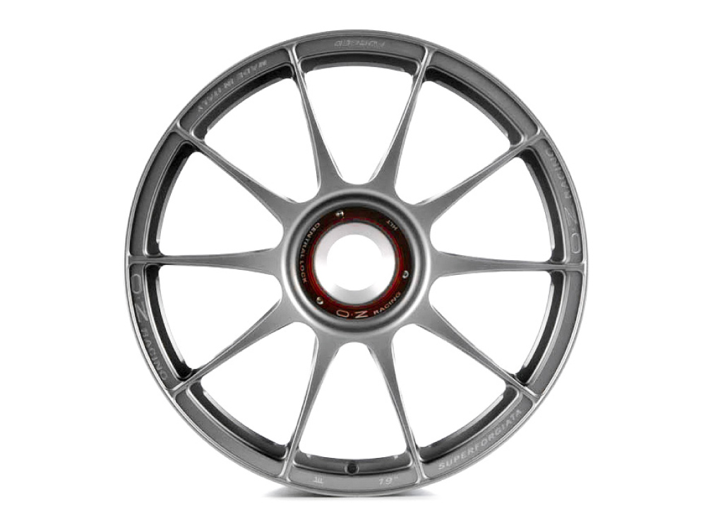 9x20 (Front) & 12x20 (Rear) OZ Racing Forged Superforgiata CL Grigio Corsa Alloy Wheels