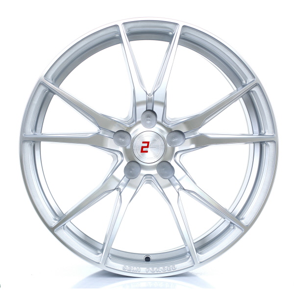 20 Inch 2FORGE ZF2 Silver Polished Face Alloy Wheels