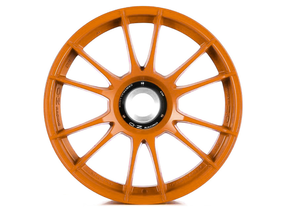 20 Inch OZ Racing Ultraleggera HLT CL Orange Alloy Wheels
