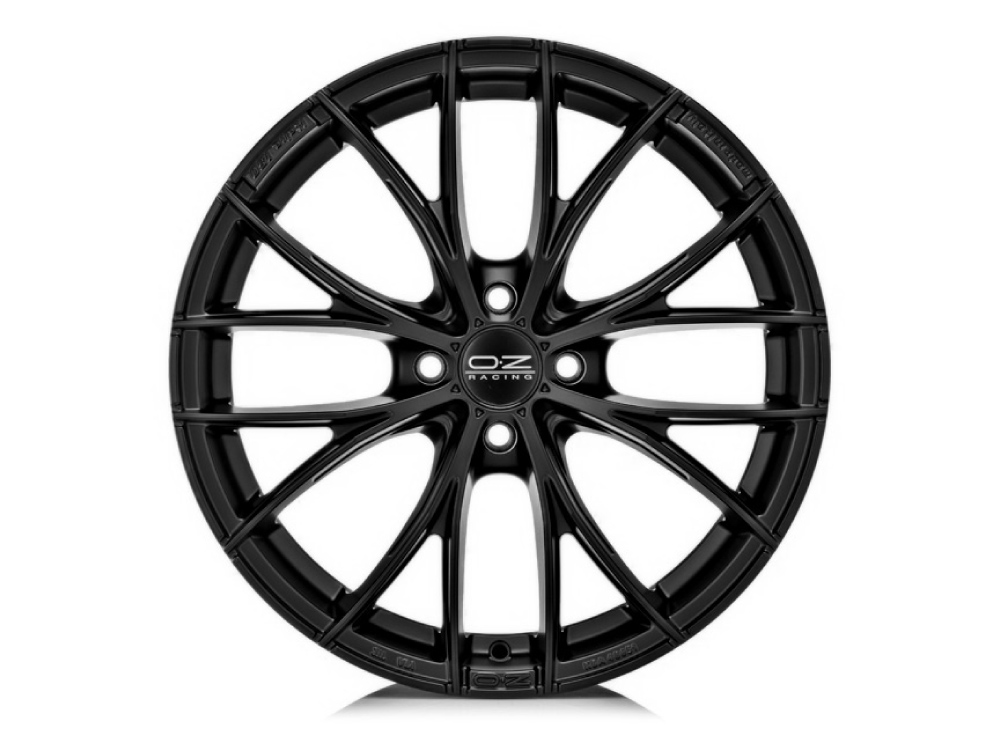 17 Inch OZ Racing Italia 150 4 Stud Matt Black Alloy Wheels
