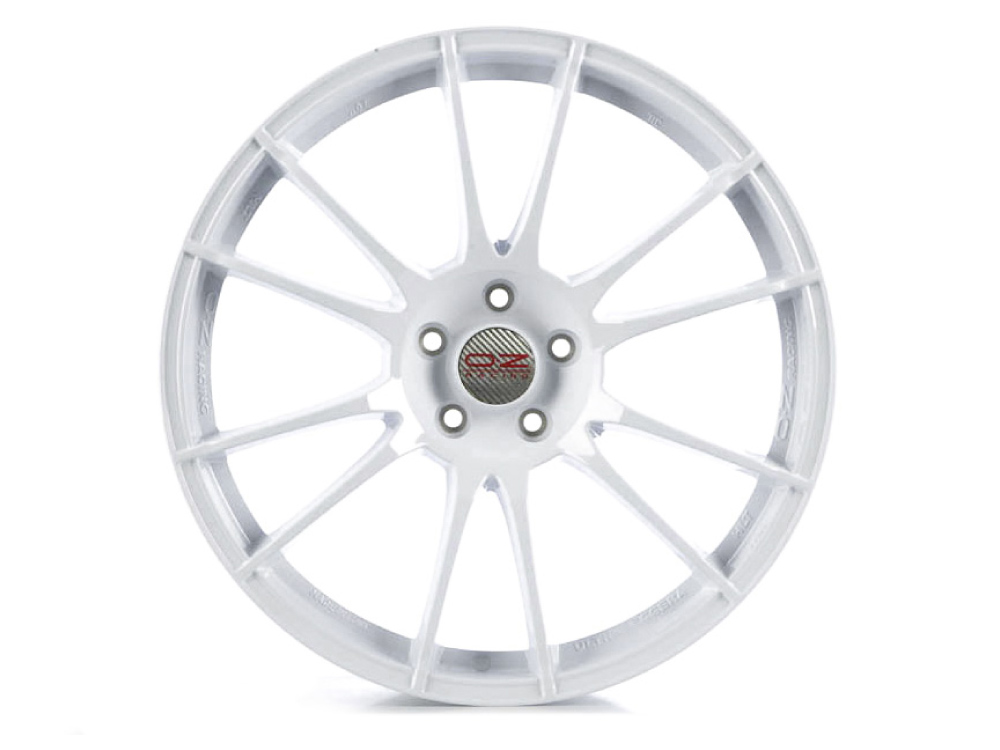 19 Inch OZ Racing Ultraleggera HLT White Alloy Wheels