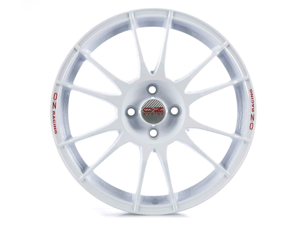 17 Inch OZ Racing Ultraleggera White Alloy Wheels