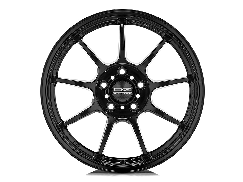 18 Inch OZ Racing Alleggerita HLT Gloss Black Alloy Wheels