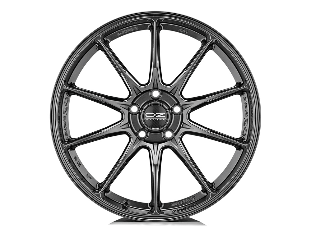 17 Inch OZ Racing Hyper GT HLT Graphite Alloy Wheels