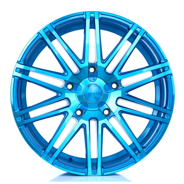 20 Inch Bola B20 Blue Alloy Wheels