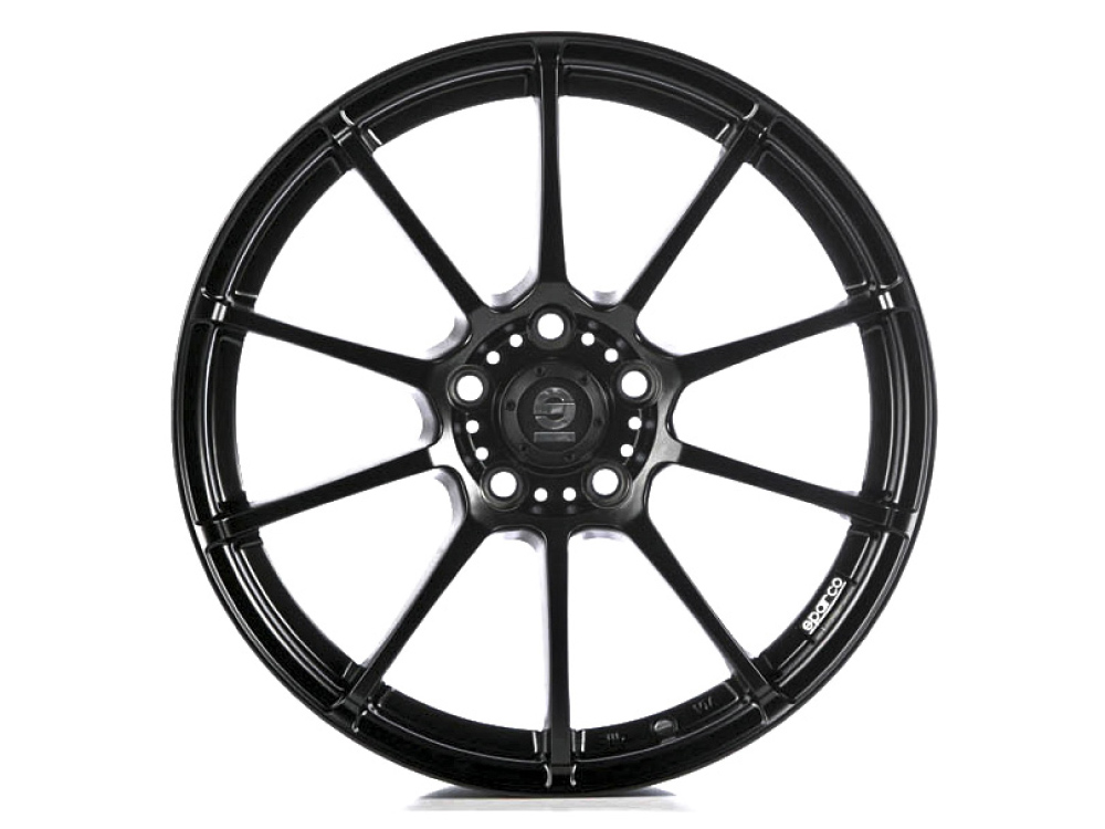 19 Inch Sparco Assetto Gara Black Alloy Wheels