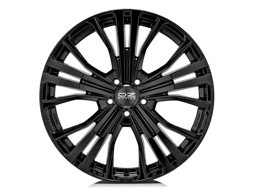 20 Inch OZ Racing Cortina Gloss Black Alloy Wheels