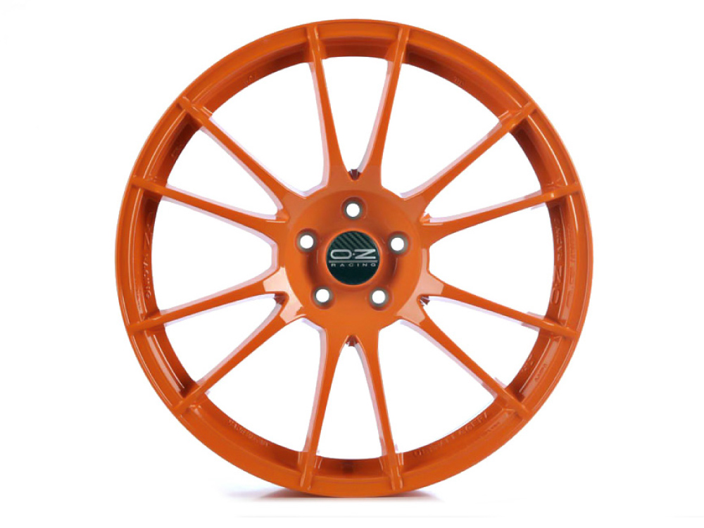 20 Inch OZ Racing Ultraleggera HLT Orange Alloy Wheels