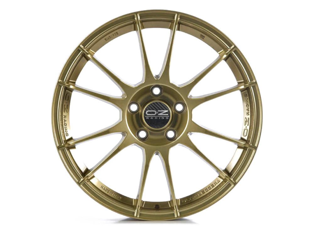 18 Inch OZ Racing Ultraleggera Gold Alloy Wheels