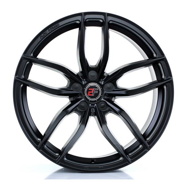 19 Inch 2FORGE ZF3 Matt Black Alloy Wheels